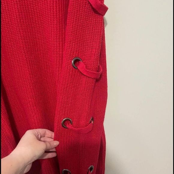 Ribbon sleeves detail sweater - Picture 2 of 6